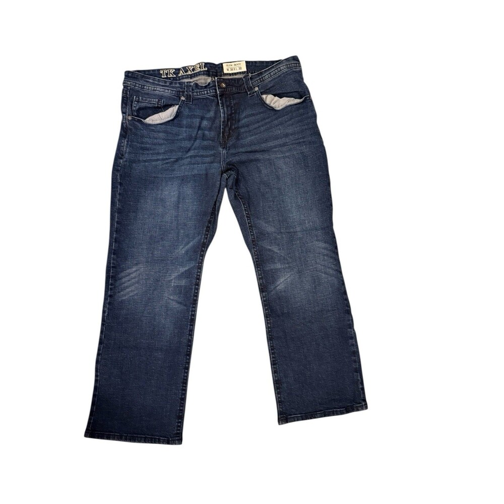 TK Axel Slim Boot Dark Wash Denim Jeans Men’s‎ Size 38 x 30 (39x27.5 measured)